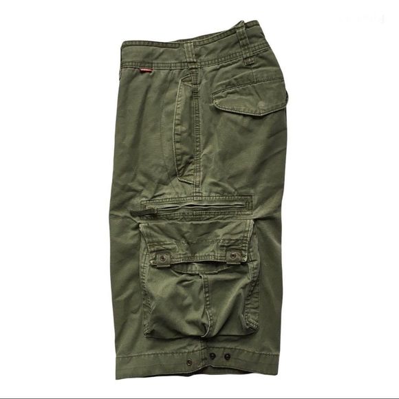 Molecule Originals army green cargo shorts medium army shorts military tactical - Picture 8 of 16